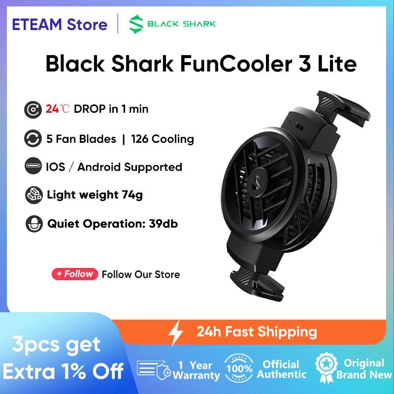 Black Shark FunCooler 3 Lite 24  DROP in 1 min ݵü , 5 ǳ ̵, 126 ð ÷, IOS, ȵ̵ 